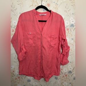 Zara Button down Long Sleeve